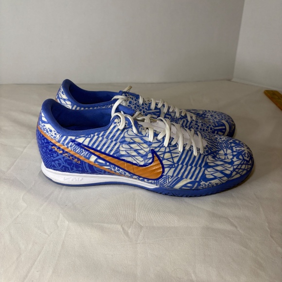 Men's Nike Zoom Mercurial Vapor 15 Academy CR7IC Azulejo Blue SoccerShoes Sz 8.5 - Picture 4 of 16